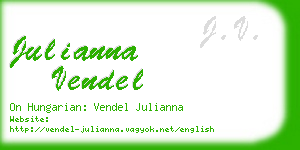 julianna vendel business card